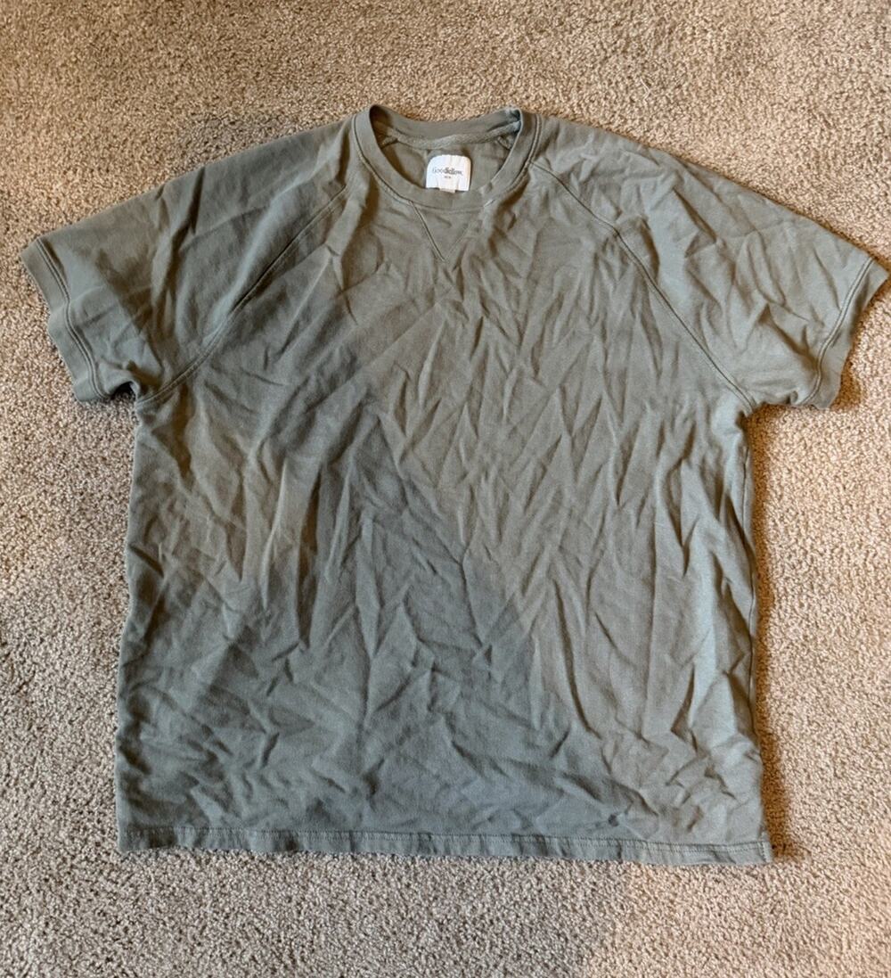 Goodfellow & Co Men's XXL Short Sleeve Lightweight Sweatshirt Top